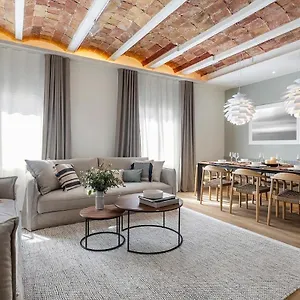 Apartmán Luxury With King Beds & Ac In Heart Of Bcn Barcelona