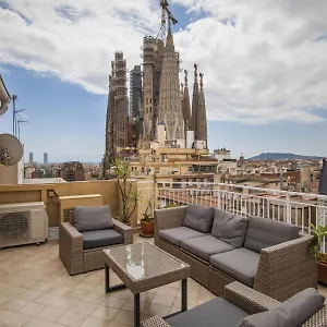 Appartement A1mar1023 Breathtaking Rooftop In Sagrada Familia *